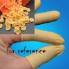 500 Pcs Disposable Latex Finger Cots Fingertip Protective Rubber Finger Gloves for Repair Painting Make up Crafts